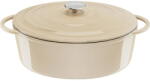 Tefal Lov Cast Iron Oval Roaster 34cm 7.2L Beige With Lid (E25906)
