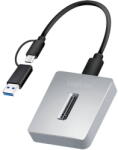 LogiLink Docking Station Logilink Docking Station LOGILINK M. 2 NVMe (PCIe), conectare PC USB TYPE-C 3.2 + adaptor USB-A, argintiu (QP0034)