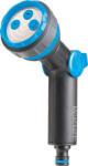 AQUACRAFT Kerti locsolópisztoly, Aquacraft 770331, fekete/kék, 4 funkciós, állítható vízáram, műanyag (TC2560003)