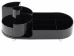 Leantoys Multifunctional Organizer For Cosmetics Desk Rotatable Roomy Black