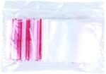Office Products Pungi plastic cu fermoar pt sigilare, 60x 80mm, 40microni, 100buc/set, Office Products-transparente (OF-15071815-90)