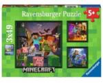 Ravensburger Minecraft puzzle 3x49pcs