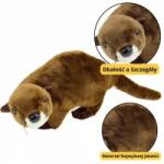 LEAN Toys Plush Toy Otter Cuddly Toy Brown 37cm