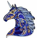 Recent Toys Wooden / colorful puzzle 185 pcs - Unicorn