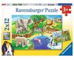 Ravensburger Puzzle 2x12 Zwieta in the zoo