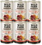  Wild Farm WILD FARM PURE MONO Marhahús Tök és Quinoa 6x400g monoprotein kutyatáp - abiszoo - 5 898 Ft