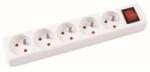 Office Products Anti-Surge Power Strip 5 Sockets 3 m White (13115341-14)