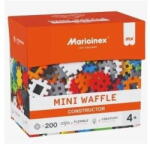 Marioinex Jucarie creativa Marioinex Set de constructie Marioinex Mini Waffle, piese interconectabile, stimuleaza creativitatea, Multicolor, 200 piese, 3+ ani (908433)