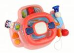 LEAN Toys Interactive Pink Steering Wheel Driving Simulator Multifunctional