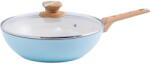 Myria Tigaie WOK MYRIA MC4081, 28CM, INVELIS CERAMIC, ALBASTRU (MC4081)