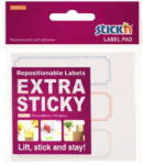 Hopax Etichete autoadezive 25 x 88 mm, 3 x 30 etichete/set Stick"n Extra sticky label - albe- chenar color (HO-21682)