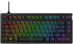 HyperX Tastatura HyperX Tastatura mecanica gaming HyperX Alloy Rise 75, switch HX - Linear, soft NGENUITY, cablu USB-C detasabil, taste PBT double-shot, layout US, negru (7G7A4AA#ABA)