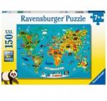 Ravensburger Map of animals XXL puzzle 150pcs