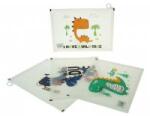 Mádara A4 plastic briefcase fastened with dinosaurs (12pcs)