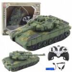 LEAN Toys Remote Controlled Military Tank T90 with Lights and Sounds Green 1: 18