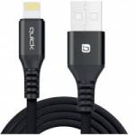 Quick Media USB Cable Quick USB-A - Lightning 1.5 m Black (4752168141243)
