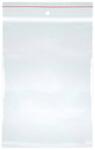 Office Products Pungi plastic cu fermoar pt sigilare, 200x400mm, 40microni, 100buc/set, Office Products-transparente (OF-15076615-90) - forit