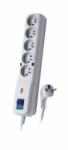 Lestar Power strip Lestar LV-530W anti-surge 5 sockets 1.5 m gray