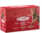 CARNILOVE 12xx85g Carnilove Cat tasakos nedves macskatáp vegyes csomag aszpikban (4 változatta