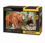 CubicFun National Geographic Brown Bear 3d Puzzle