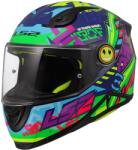 LS2 FF812 Svent gyerek zárt motoros bukósisak fényes kék-zöld