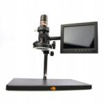 Rosfix Digitális mikroszkóp készlet Earth Pro/ Megvilágító/ Kamera, Rosfix, 8", 7x-45x, 56x LED, C-tartó, Fekete (ZESTAW-MCEP-0.5X01KOP)