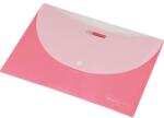 Panta Plast Copertă patentată, A4, PP, cu 2 buzunare, 200 microni, PANTA PLAST, roz pastel