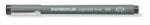 STAEDTLER Liner, 0, 8 mm, STAEDTLER „Pigment Liner, negru