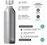 QUOKKA Solid - Stainless Steel Thermal Bottle 510 ml (Gray Bouquet)