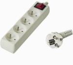 PremiumCord Power strip PremiumCord 4 sockets 10 m white (pp4k10)