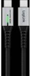LogiLink USB-C 20 Gb/s, 100W 1.5m braided black
