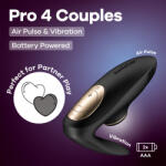 Satisfyer Pro 4 Couples Battery Series Black Vibrator