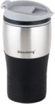 Klausberg Termosz bögre, Klausberg, Rozsdamentes acél, 320 ml, Fekete/Ezüst (KB7625)
