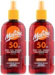 Malibu Napvédő Száraz Olaj SPF 50 - Bronzosító Hatás, 200ml, 2 db-os szett (61662644)