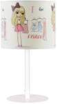 BELIS Gyerek asztali lámpa GIRLS VIBES 1xE27/60W/230V átm. 18 cm Imádom a divatot H0980 (BE1071)