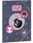 Ars Una Ars Una: Think Pink cuki cicás gumis dosszié A/4-es méret (50215195)