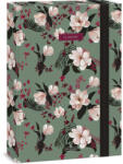Ars Una Ars Una: Flowery green virágos füzetbox A/4 (50855353)