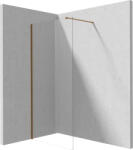 Deante Prizma Walk-in zuhanyfal 120x195 cm átlátszó üveggel, szálcsiszolt bronz profilszín KTJ C32P (KTJ_C32P)