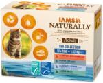 Iams Naturally Adult nedvestasakos eledel tengeri halakkal szószban multipack 1020g (12x85g)