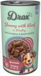 DRAX Adult konzerv marha- és baromfihússal 1240g - azpets