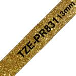 Brother TZE-PR831, Banda Etichete Laminata, Negru Pe Auriu Sclipitor, 12MM (TZEPR831_OEM)