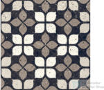 Del Conca FRAMMENTI Nero Fiore FR-8, 20x20 cm-es padlólap, 20FR08FI (20FR08FI)
