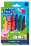 STAEDTLER Filctoll készlet, 2, 5 mm, kimosható, jumbo, STAEDTLER „Noris® junior 329, Peppa malac, 6 szín (TS329C6L1) - tintasziget