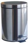 MAT Group Coș de gunoi cu pedală 5 l, rotund, inox cu insert din plastic Cos de gunoi