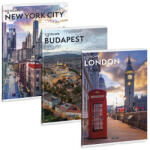 Ars Una Füzet sima ARS UNA A/4 40 lapos Extra kapcsos Cityscape 5593 (53805935)
