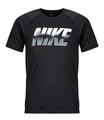 Nike Rövid ujjú pólók Dip DYE Logo Hydroguard Fekete EU L