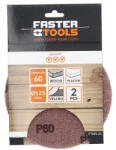 FASTER Csiszolóvászon Ft255-01 Tépőzáras 125mm K60 /2db (70478FT255-01)