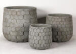 Hexara Gris Ii Design virágtartó HEXARA Gris II. szürke L