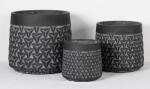 Yara Noir Ii Design virágtartó YARA NOIR II. fekete S