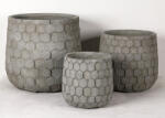 Hexara Gris Ii Design virágtartó HEXARA Gris II. szürke Készlet